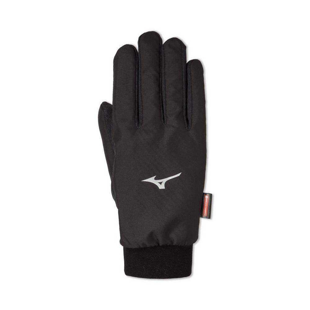 Guanti Mizuno Breath Thermo® Wind Guard Uomo - Nere - 84673-WMUY